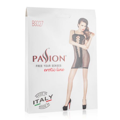 Dress Translucent With Open Sides Red - Image 4