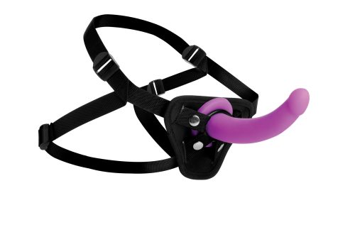 Navigator Silicone G-Spot Dildo with Harness - Image 3
