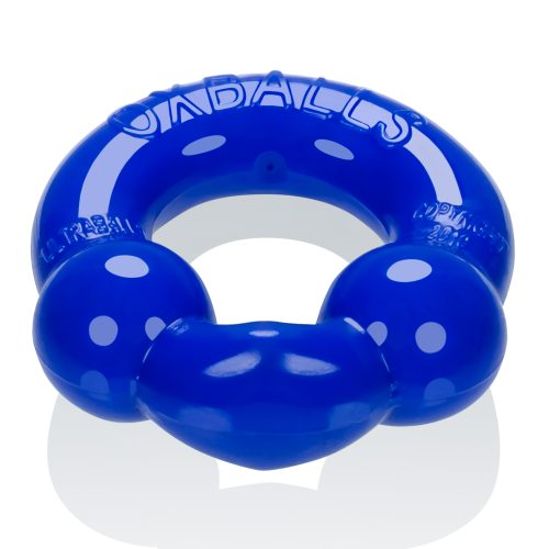 Ultraballs 2 Pk Cockring Black And Police Blue - Image 5