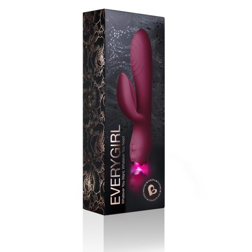 Every Girl Rabbit Vibrator Burgundy - Image 3