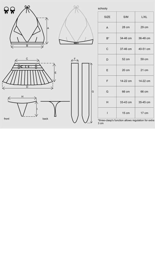 School Girl 5 Pc Costume - Image 6