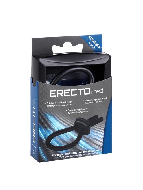 ERECTOmed Adjustable Cock Ring Black - Image 4