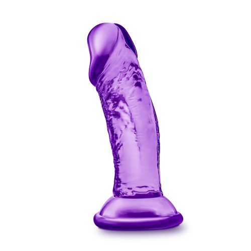 B Yours Sweet N Small Dildo with Suction Cup 4in Purple - Image 4