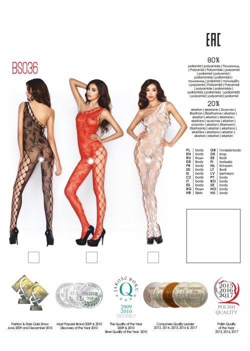 Bodysuit BS036 White - Image 3