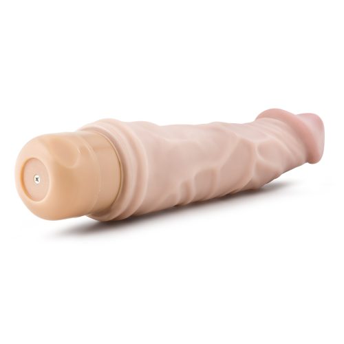 Dr Skin Cock Vibe 6 8.5in Vibrating Cock Beige - Image 6