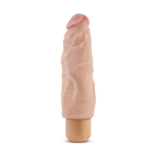 Dr Skin Cock Vibe 9 7.5in Vibrating Cock Beige - Image 3
