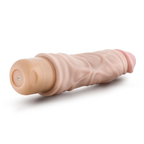 Dr Skin Cock Vibe 10 8.5in Vibrating Cock Beige - Image 7