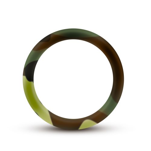 Performance Silicone Camo Cock Ring Green Camoflauge - Image 3