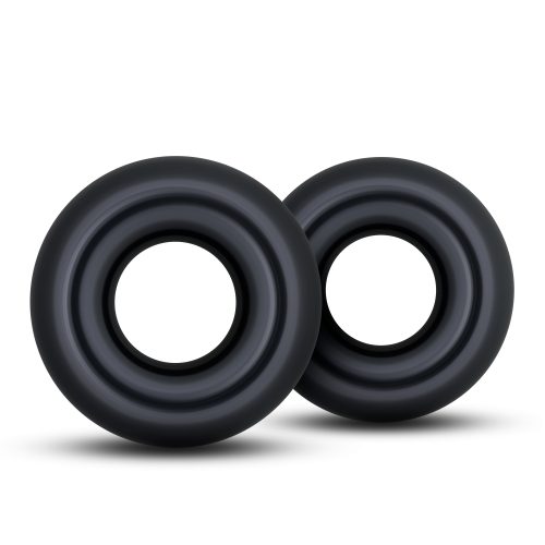 Stay Hard Donut Rings Oversized Black - Image 3
