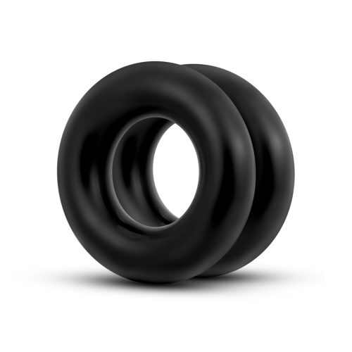 Stay Hard Donut Rings Oversized Black - Image 4