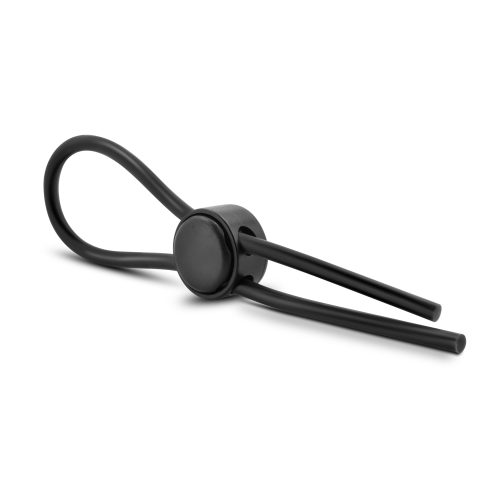 Stay Hard Silicone Loop Cock Ring Black - Image 4