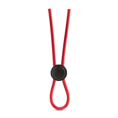 Stay Hard Silicone Loop Cock Ring Red - Image 3