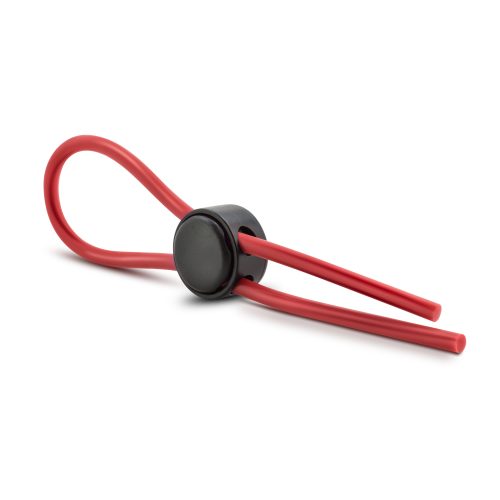 Stay Hard Silicone Loop Cock Ring Red - Image 4