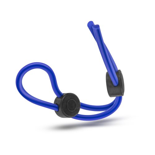Stay Hard Silicone Double Loop Cock Ring Blue - Image 4