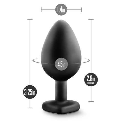 Temptasia Bling Plug Medium Black - Image 6