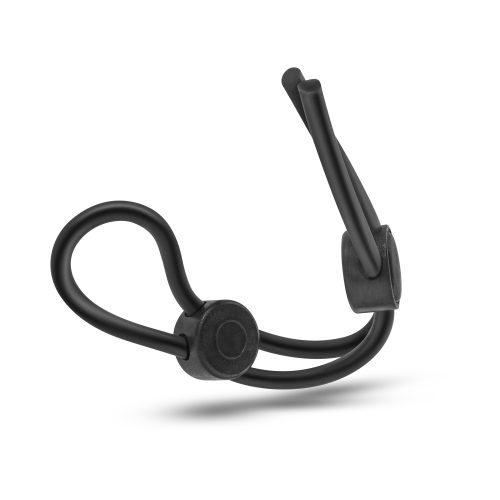 Stay Hard Silicone Double Loop Cock Ring Black - Image 4