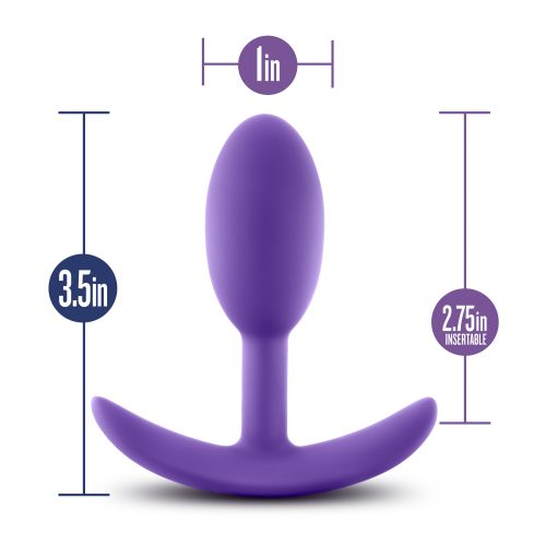 Luxe Wearable Vibra Slim Plug Small Purple - Image 7