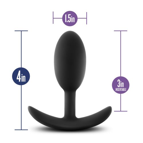 Luxe Wearable Vibra Slim Plug Medium Black - Image 7
