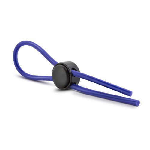 Stay Hard Silicone Loop Cock Ring Blue - Image 4