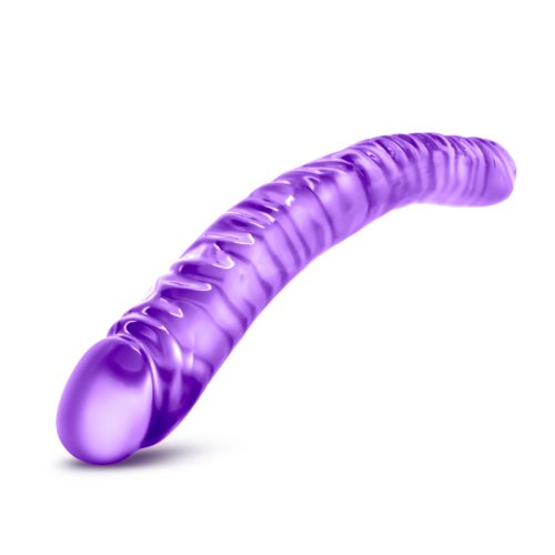 B Yours Double Dildo Purple 18in - Image 4