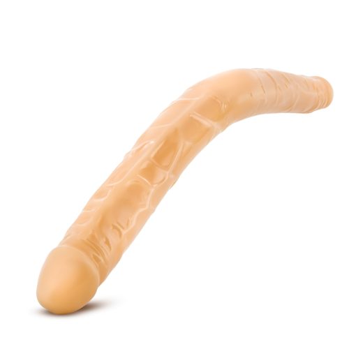 B Yours Double Dildo Beige 16in - Image 4