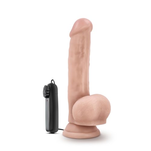 Dr Skin Dr Jay 8.75in Vibrating Cock with Suction Cup Vanilla - Image 4