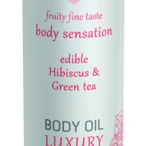 Shiatsu Luxury Body Oil Edible Hibiskus and Green Tea