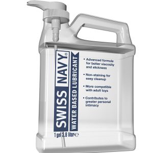 Swiss Navy Water Based Lubricant 1gal/3.8L