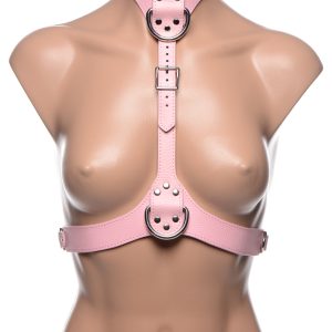 Miss Behaved Pink Chest Harness