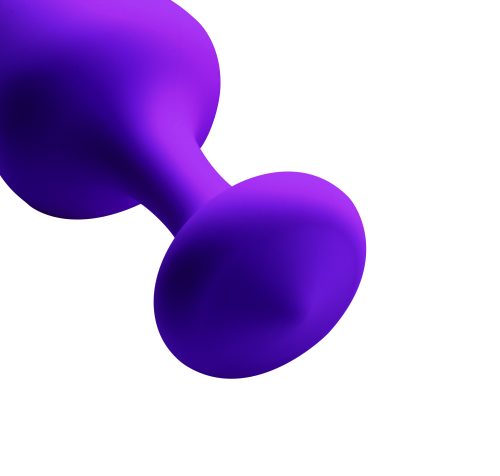 Purple Pleasures 3 Pc Silicone Anal Plugs - Image 4