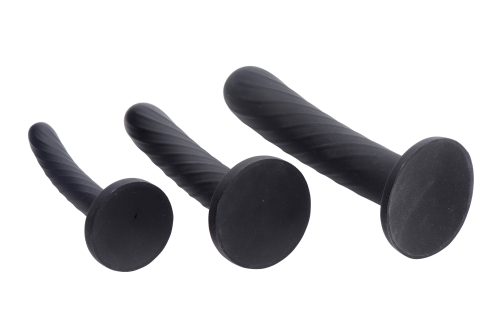 Trinity Strap-On Silicone 3 Pc Dildo Set - Image 4