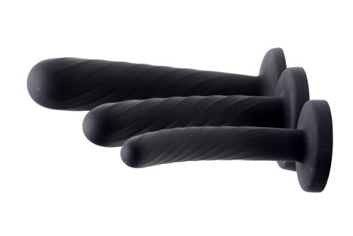 Trinity Strap-On Silicone 3 Pc Dildo Set - Image 5