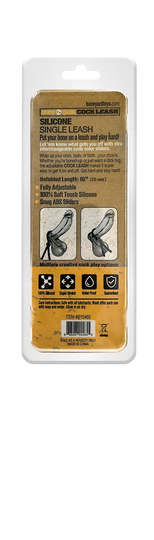 Cock Leash Single Black - Image 4