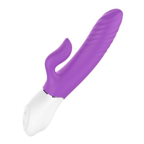 Lighter Thrusting Rabbit Vibrator Purple - Image 3