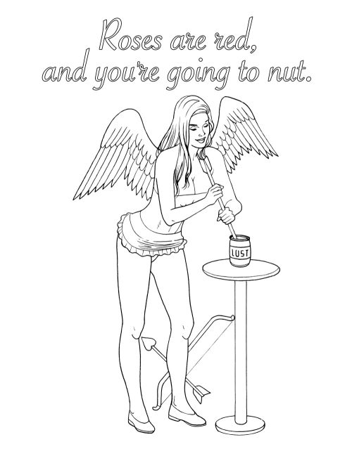 My Naughty Valentine Colouring Book - Image 3