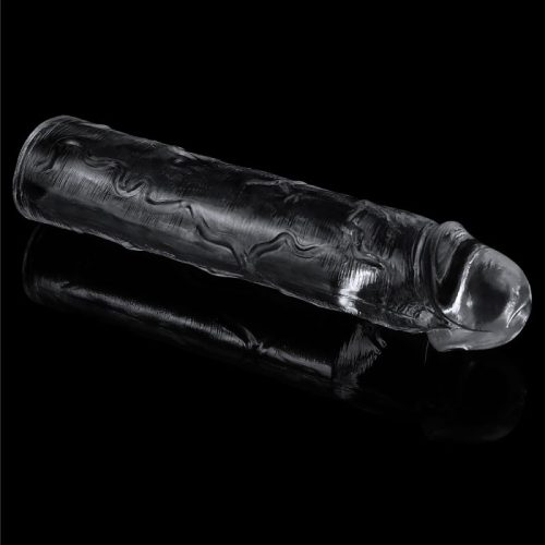 Clear Penis Extender Sleeve Plus 2in - Image 3