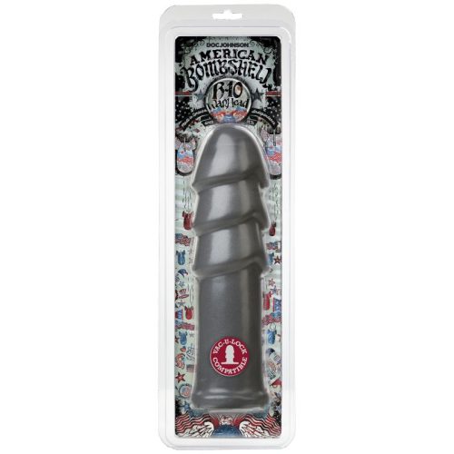 B-10 Warhead 10in Anal Dildo Gun Metal - Image 3