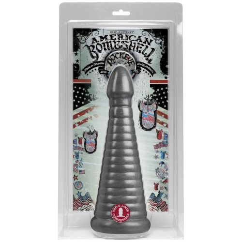 Rockeye 11in Anal Dildo Gun Metal - Image 3