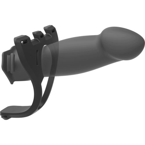 Be Bold 8in Large Dong 2 Pc Hollow Silicone Strap-On Set - Image 5