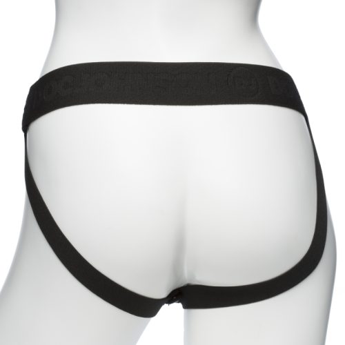 Be Bold 8in Large Dong 2 Pc Hollow Silicone Strap-On Set - Image 6