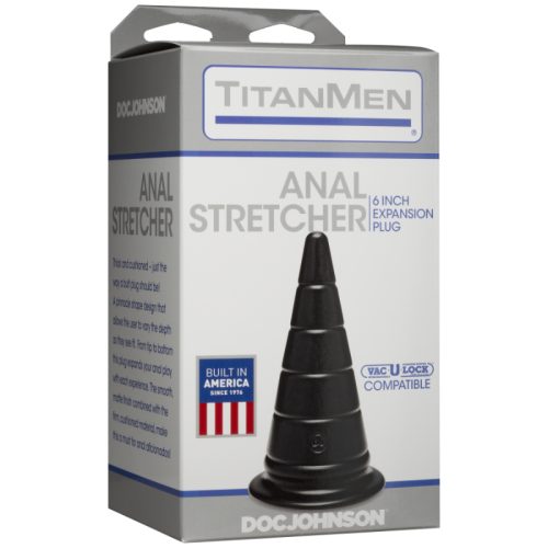 Anal Stretcher 6in Expansion Plug Black - Image 3