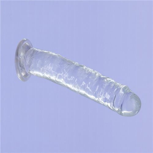 Crystal Dildo Straight 7in Clear - Image 5