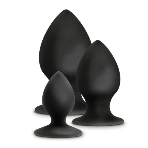 Anal Adventures Platinum Silicone Anal Stout Plug Kit - Image 3