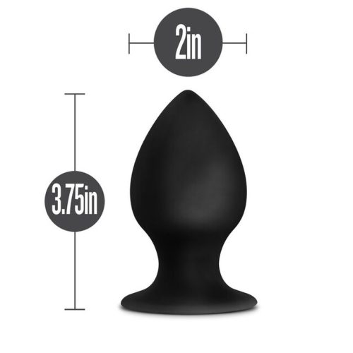 Anal Adventures Platinum Silicone Anal Stout Plug Large - Image 6