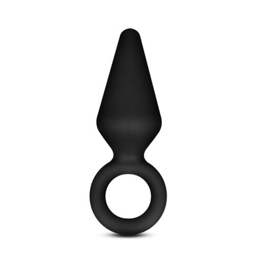 Anal Adventures Platinum Silicone Anal Loop Plug Small - Image 3