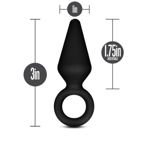 Anal Adventures Platinum Silicone Anal Loop Plug Small - Image 6