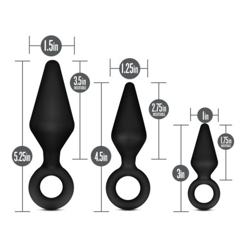 Anal Adventures Platinum Silicone Loop Plug Kit - Image 5