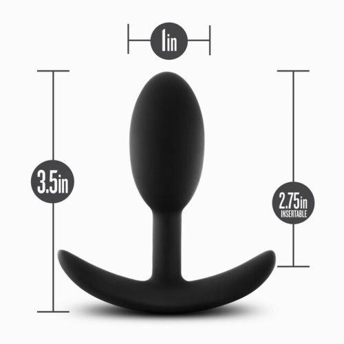 Anal Adventures Platinum Silicone Vibra Slim Plug Small - Image 7