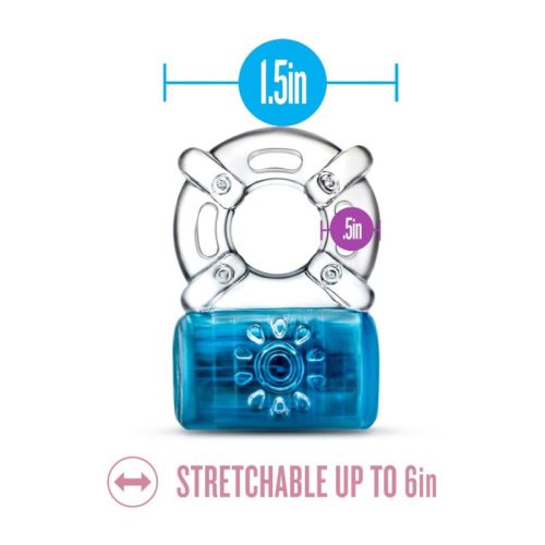 Play with Me Pleaser Rechargeable C Ring Blue - Image 4