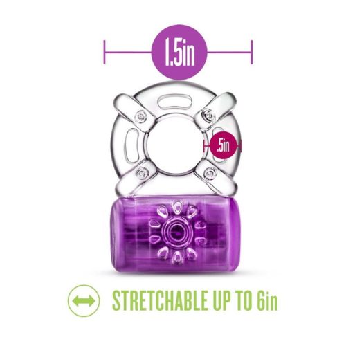 Play with Me Pleaser Rechargeable C Ring Purple - Image 4